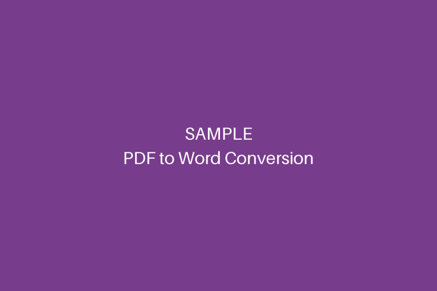 I will convert up to 5 PDF pages to editable Word