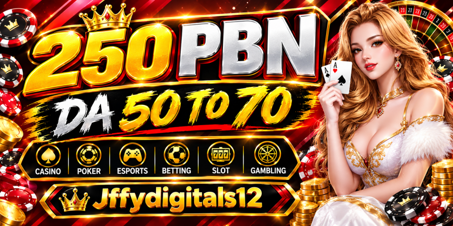 Get 250 PBN Backlinks for Casino, Poker, Slots & Gambling Websites DA 50to70, Aged Domains,Dofollow