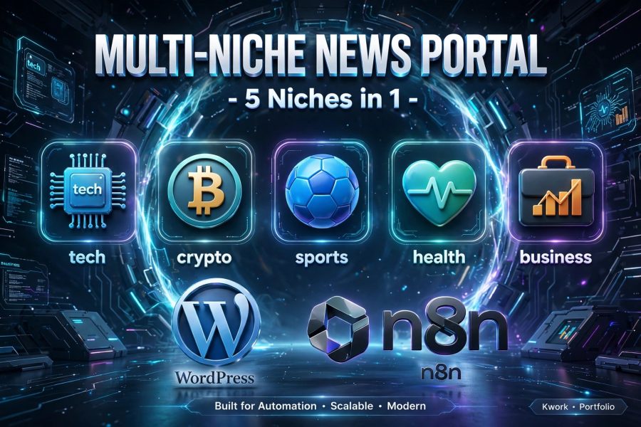 I Will Automate WordPress News Site With n8n and ChatGPT AI Auto Posting