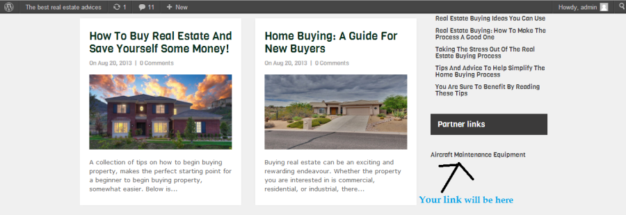 Sell you PR4 link from my home page