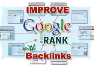 Manually create top Quality seo backlinks high PR