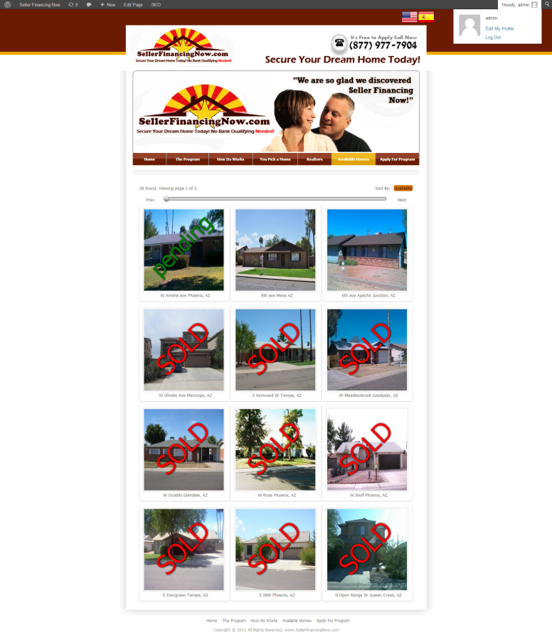 Modify your website to meet your requirements