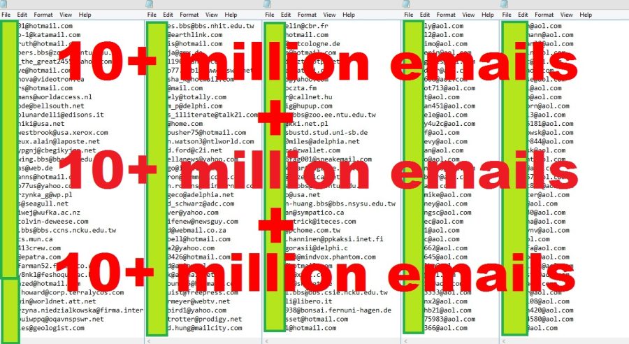 Give  You Over 30-Millions REAL Email List 