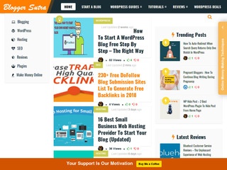 Bloggersutra - Free WordPress Guide, Blogging, SEO & Money Making