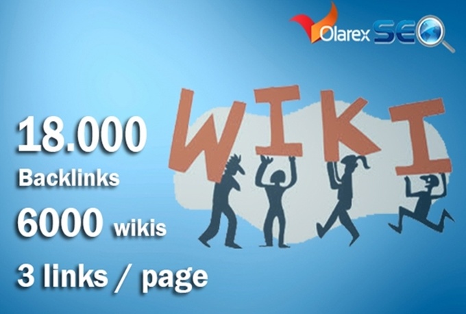 do 18000 contextual backlinks from 6000 WIKI pages including real seo edu links