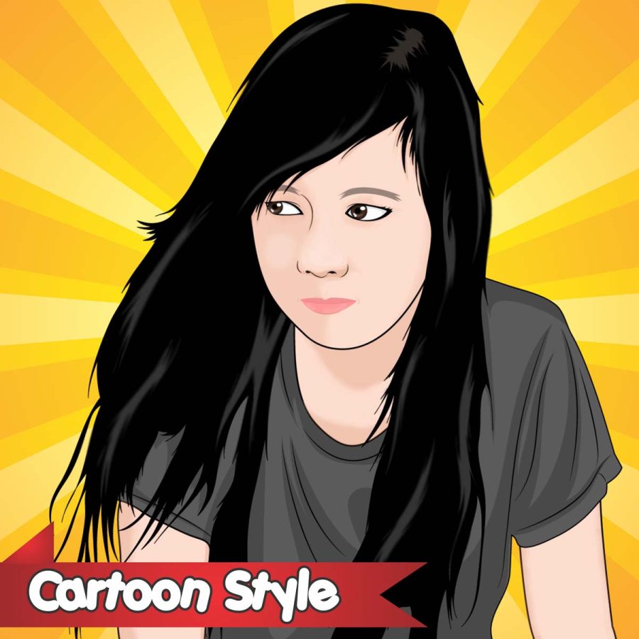 Draw you as realistic TOON VECTOR
