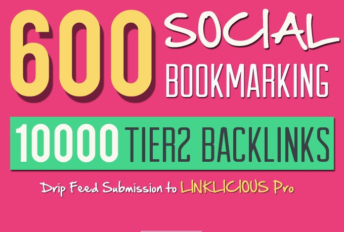  create 600 Social Bookmarks and 10,000 Tier2 Scrapebox Blast