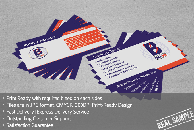 I will design an Eye Catching Business Card with bonus