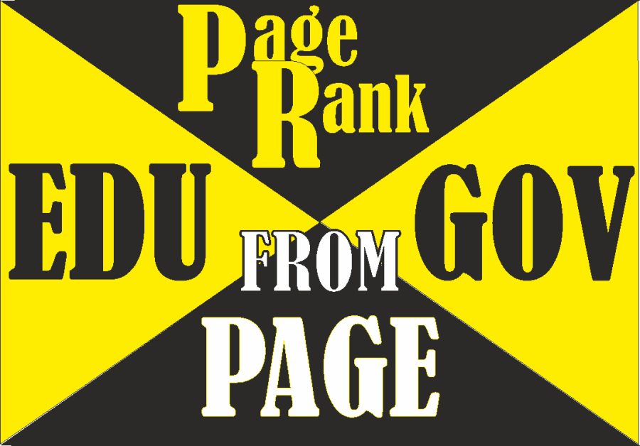 High Page Rank from PAGE(!!!) 25 EDU and GOV