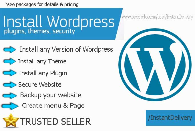 I Will Install Wordpress Theme, Plugins,And Add Security