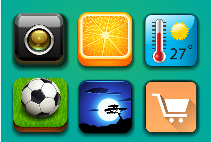 I will design a professional and eye catching app icons