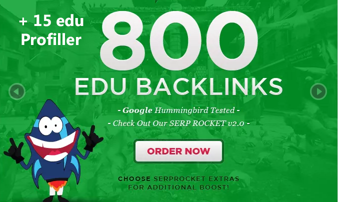 Edu backlinks 800 high quality SEO + 15 profiler .edu - backlinks - user manual SEO