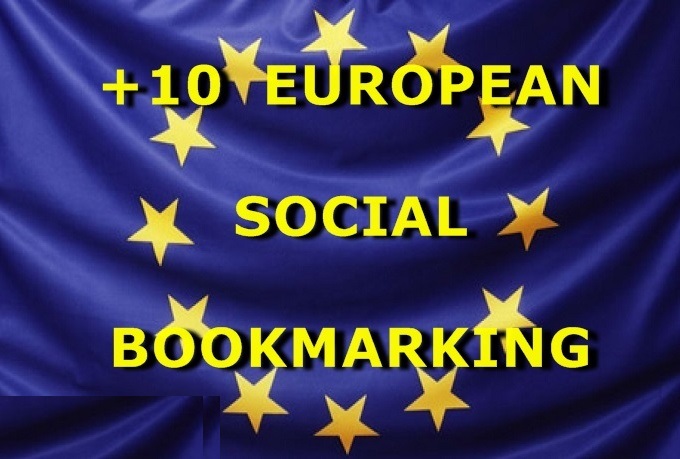  submit URL to 10 European Social Bookmarking Sites with Bonus