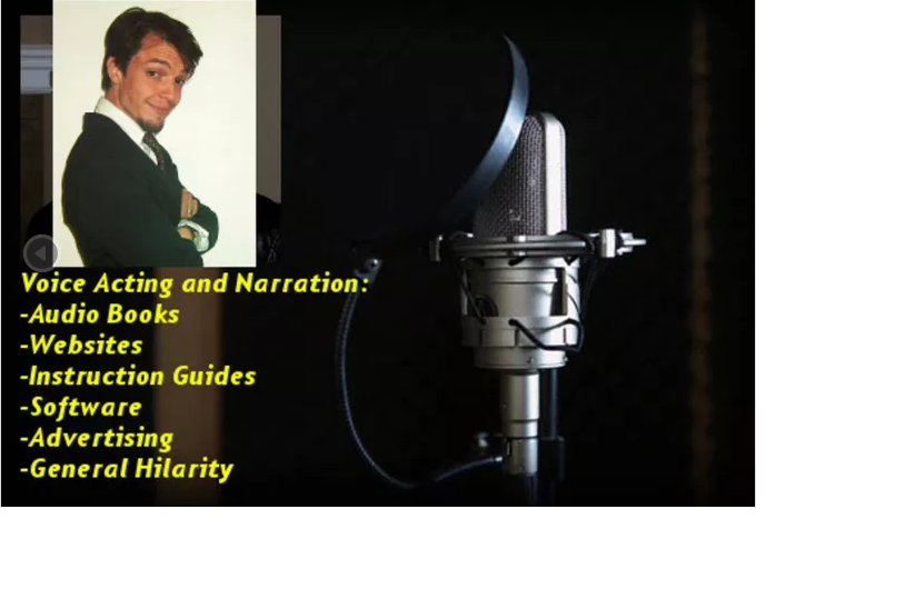 l voice over record 300 words on a studio microphone