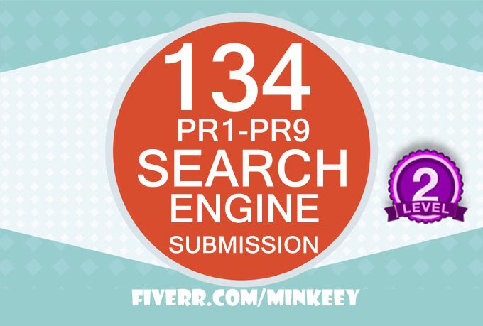 I will submit your website to 134 High PR Search Engines 