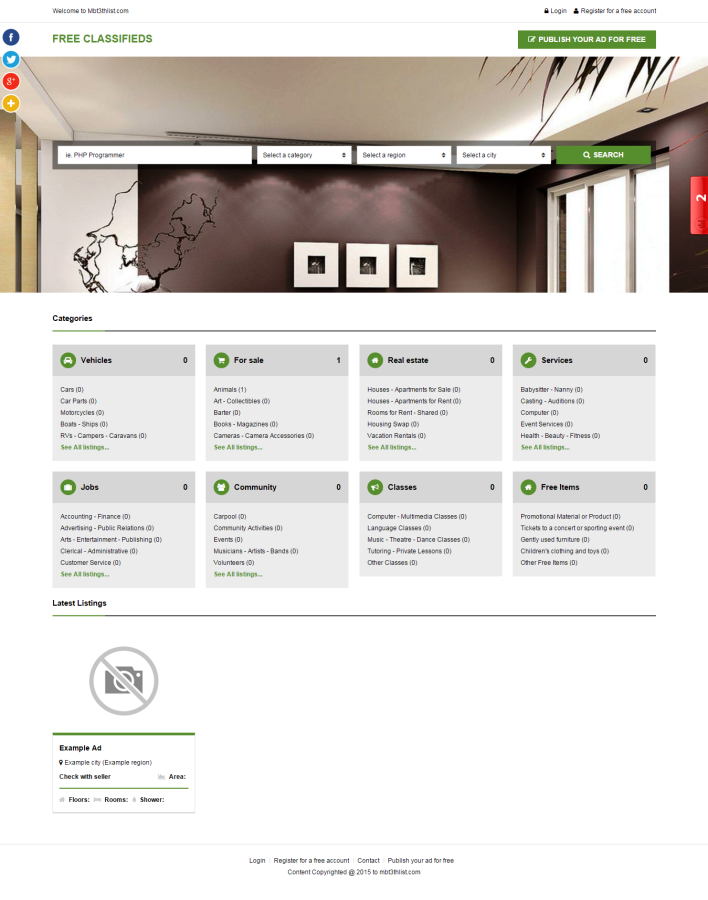 Create Business listing Website full Responsive