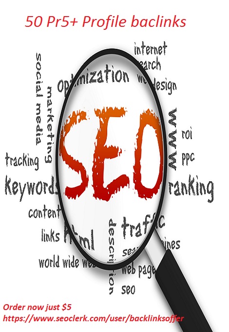 50 pr5+ profile backlinks