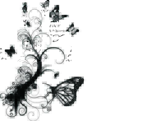 i will give you grungy luxuriant foliage vector