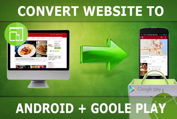 I will convert website to ANDROID app, then publish it on Playstore