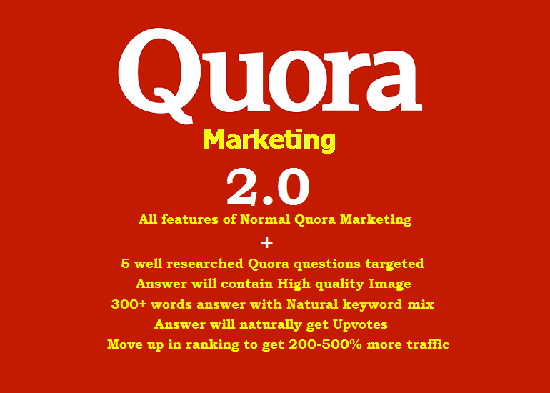 Promote Website on QUORA with Real Meaningful Answers