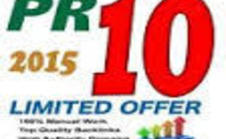 I will manually create 5 PR10 dofollow backlinks 