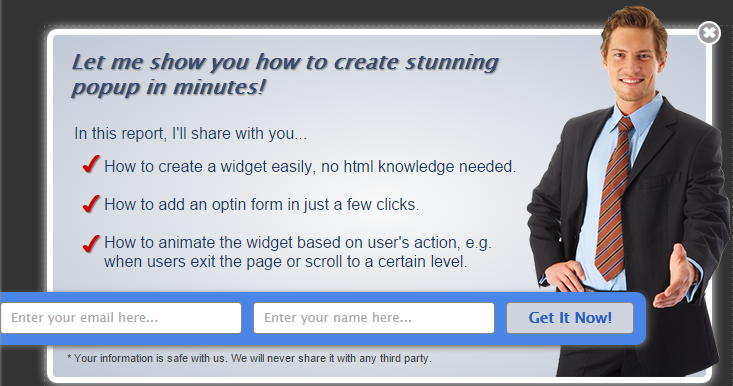 I will create an Exit Popup  to boost your optin rate and build your list
