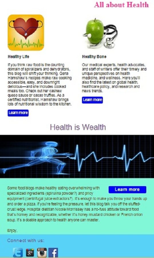 I will design responsive html email template