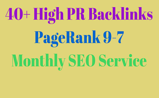 I Will Manually Create High PR Backlinks for Your Website