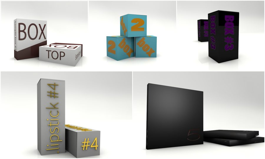 I will create custom 3D box of your product