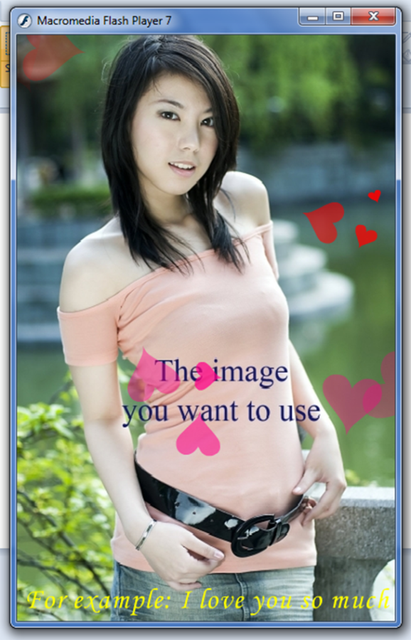 I will create flash cards for show love, new year, birthday,  christmas