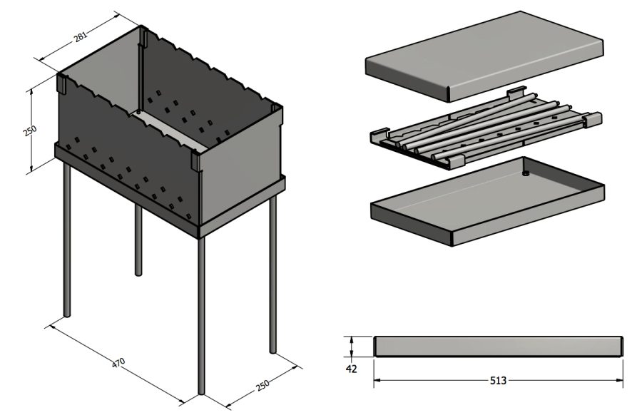 I will make 3D CAD modeling