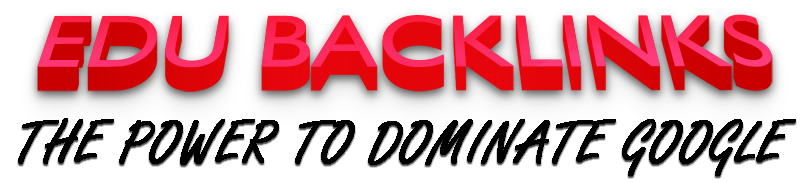 Dominate GOOGLE RANKINGS! manually build  High Pr EDU BACKLINKS