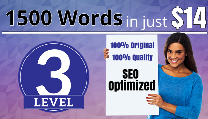 Get Up to 1500 Words SEO Optimized Article