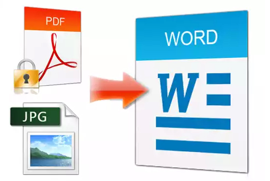 i will type convert or rewrite PDF, image scanned 25 Page to Word