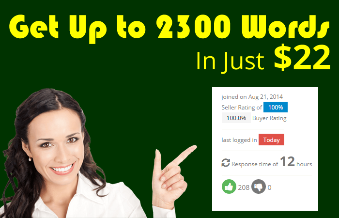 SPECIAL SERVICE: Get SEO Optimized 2300 to 2500 words