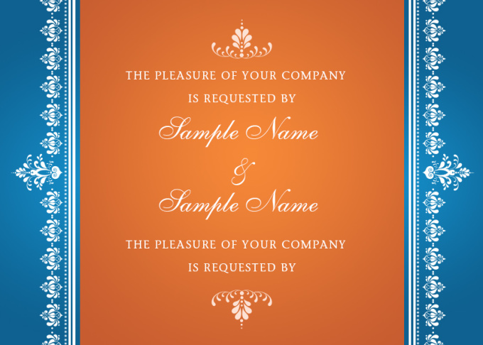 create the most Elegant Wedding Invitation 