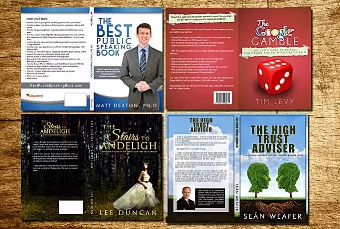 I will do a book cover or a movie poster, flyers for your Business