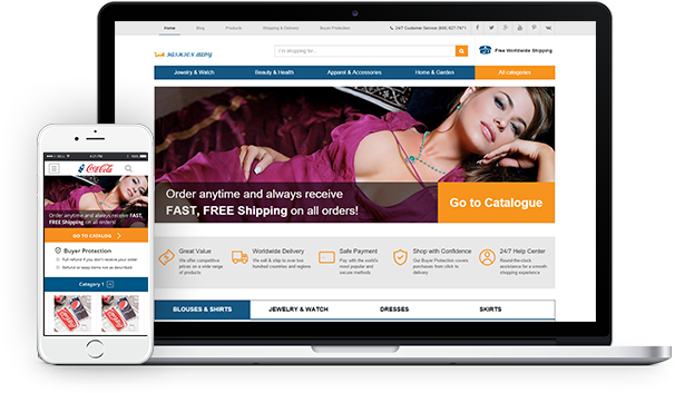 Setup a complete auto managed online store 