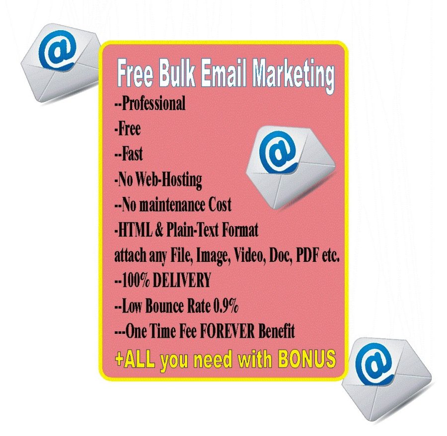 Bulk Email - Give You ALL You NEED To Start a Self-Hosted BULK Email M@rketing -Limited Time OFFER