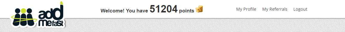 51,204 Addmefast Points in (1 account)