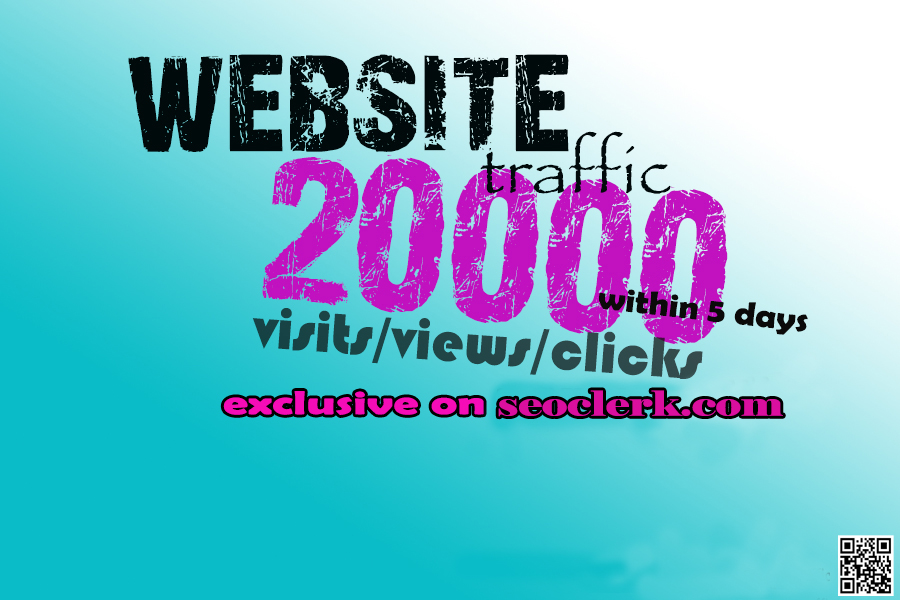 drive unlimited, quality web traffics for you