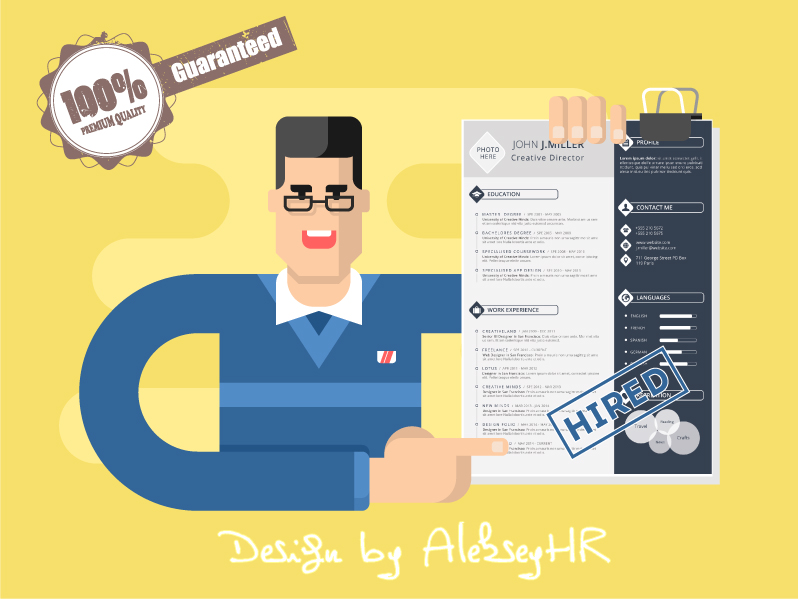 Resume/cover letter designed for you