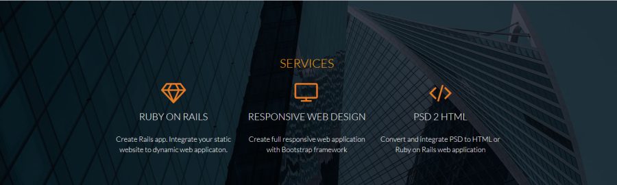 Ruby on Rails website