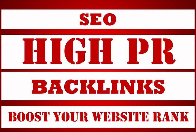 create 80 Real High Pr BACKLINKS, Dofollow PR8, PR9, Authority, Anchor, Seo