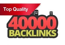  40000 High Quality SEO Backlinks 