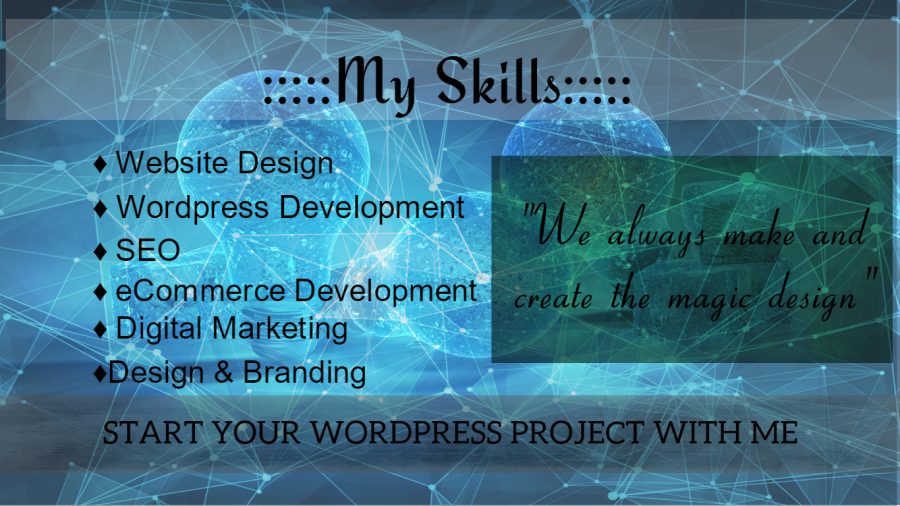 Creative,Modern & amazing webpage design for your website