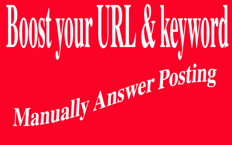 20+ Yahoo Answer with your website & keyword.
