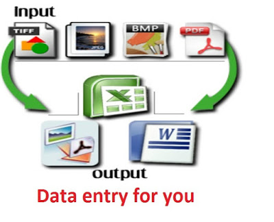 data entry services,PDF to excel or word and copy paste work
