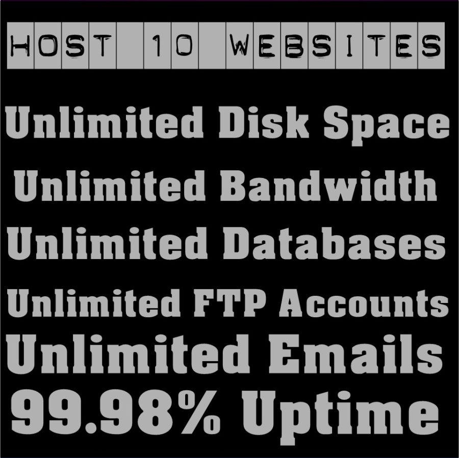 Cheap Hosting Which Can Host Upto 10 Website For A Year