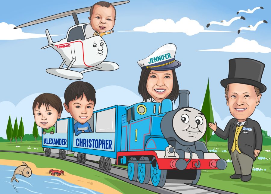  draw a cartoon and caricature